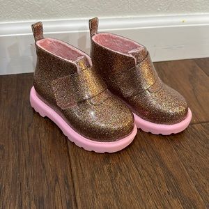 BRAND NEW Mini Melissa sparkle boots